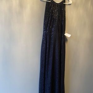 Rotal blue maxi prom dress